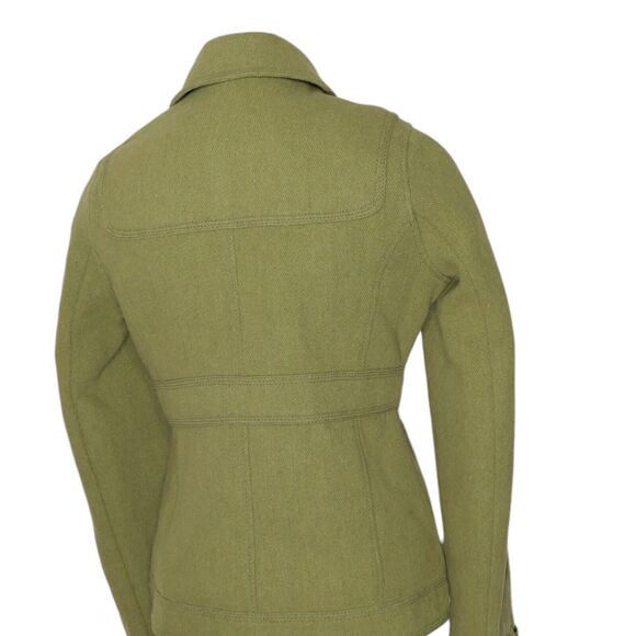 Ruehl 925 Olive Sz XS Women’s Double-Breasted Wool Jacket  Military Abercrombie - Picture 13 of 16